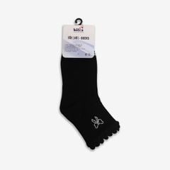  Vớ Cổ Trung Bé Gái Biti's Jane Sock Màu Đen BASG00300DEN 