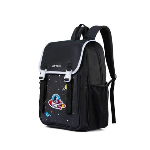 Balo Biti's trẻ em Space Collection màu đen họa tiết vũ trụ BBBB02000DEN
