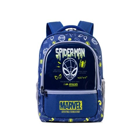 Balo học sinh cấp 1 Biti's Spiderman màu xanh nhớt BBBB02198XNH