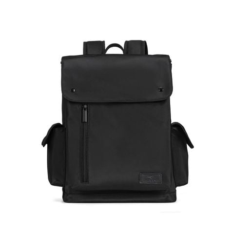 Balo thời trang nam nữ Bitis màu đen vải Polyester siêu nhẹ 320g kích thước 38x28cm BBBW01900DEN chính hãng