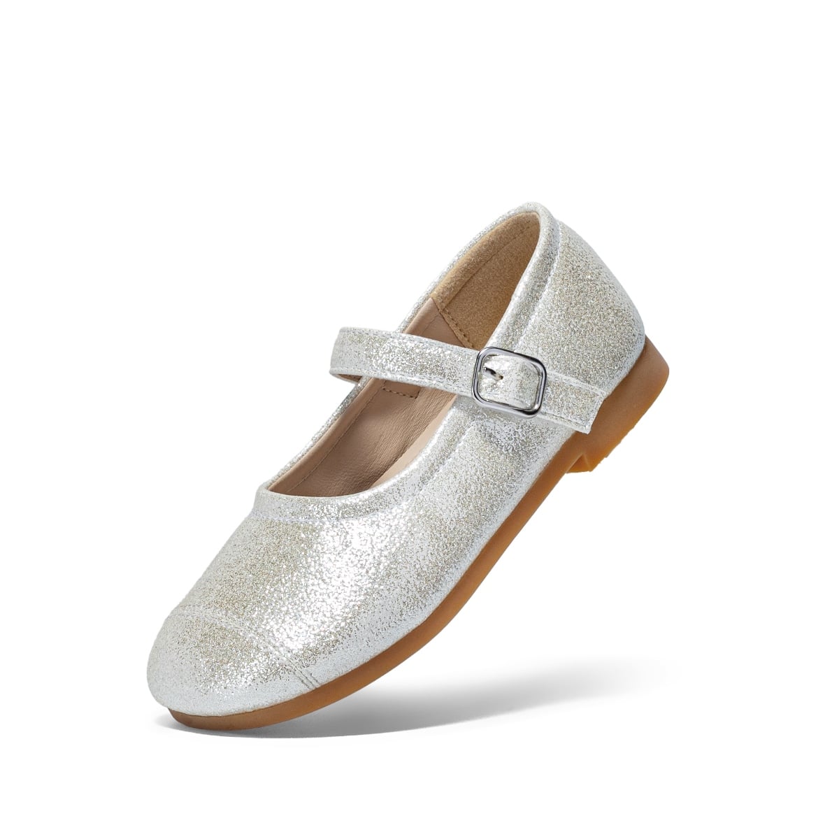 Giày búp bê biti's bé gái màu bạc bbg001600bac Bitis