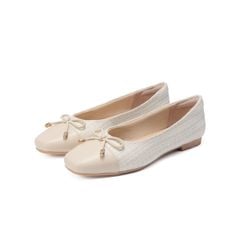  Giày Búp Bê Biti's Nữ Màu Kem BBW004088KEM 