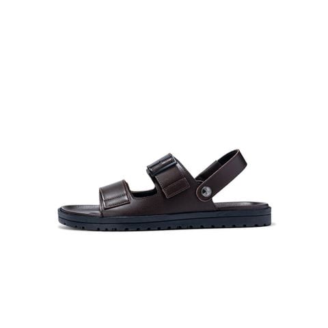 Giày sandal nam Biti's Glide màu nâu đậm 2 quai ngang chính hãng BDM002577NAD