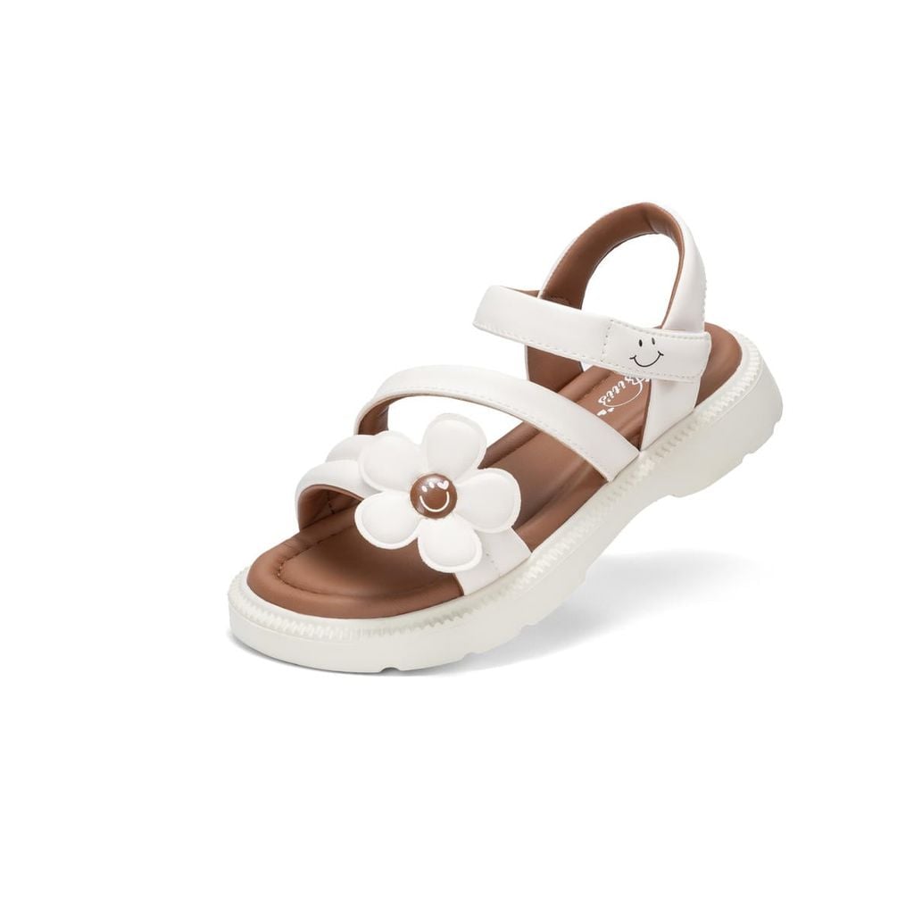  Giày Sandal Bé Gái Biti's Lovely Màu Kem BEG007700KEM 