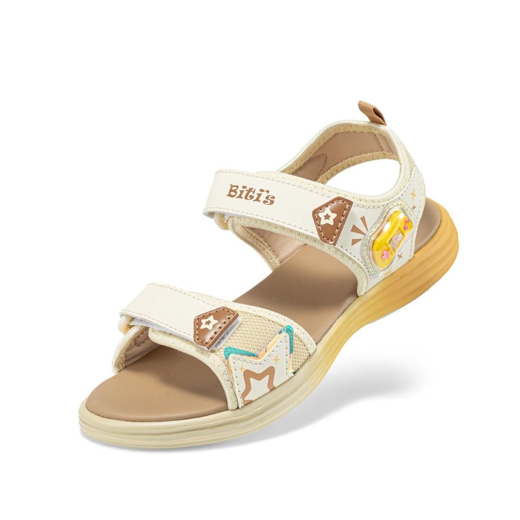  Giày Sandal Bé Gái Biti's Cool Màu Kem BEG007800KEM 