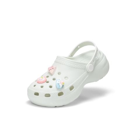 Dép sục Eva bé gái Bitis Daisy màu xanh ngọc đúc nguyên khối siêu nhẹ đính sticker dễ thương chính hãng BEG007900XNG