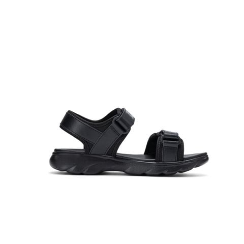Giày sandal bé gái Biti's Basic màu đen full quai lưới thoáng khí phối da si cao cấp chính hãng BEG008000DEF