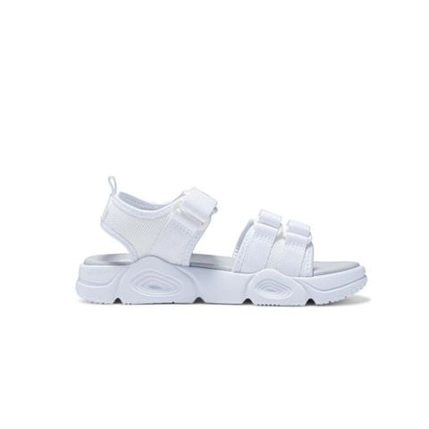 Giày sandal bé gái Bitis Basic màu trắng quai lưới phối da si thể thao học đường chính hãng BEG008200TRG