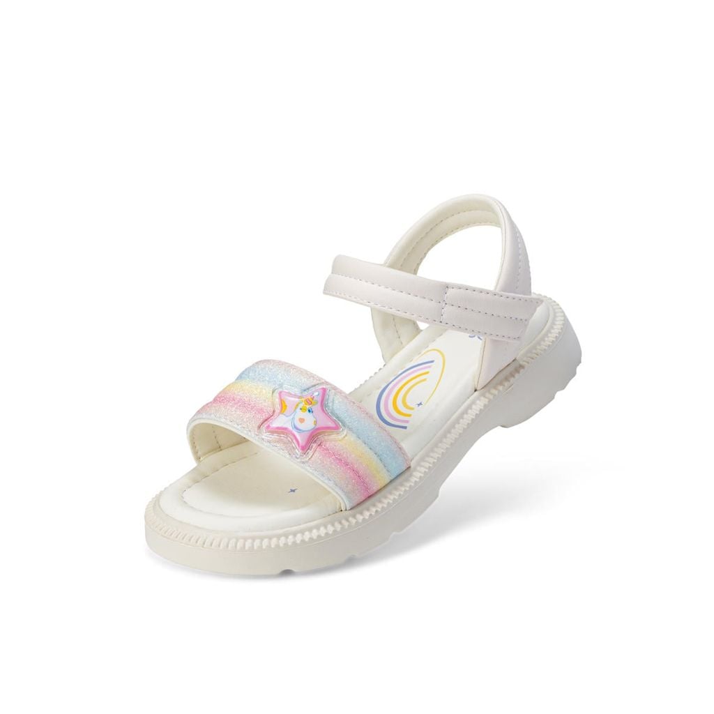  Giày Sandal Bé Gái Bit's Disney Màu Kem BEG008497KEM 