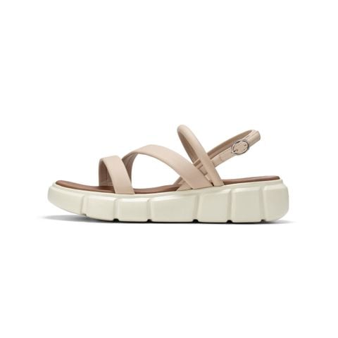Giày sandal nữ Biti's Sandy màu kem quai mảnh chính hãng BEW005400KEM