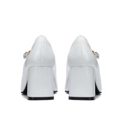  Giày Bít Cao Gót Biti's Mary Jane Nữ Màu Trắng BFW007188TRG 