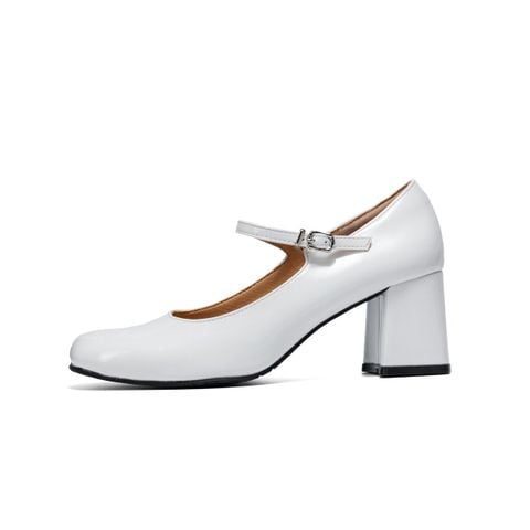  Giày Bít Cao Gót Biti's Mary Jane Nữ Màu Trắng BFW007188TRG 