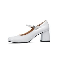  Giày Bít Cao Gót Biti's Mary Jane Nữ Màu Trắng BFW007188TRG 