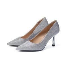  Giày Bít Cao Gót Biti's Nữ Màu Bạc BFW007688BAC 