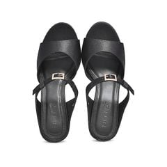  Sandals Cao Gót Biti's Nữ Màu Đen BFW008188DEN 