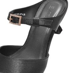  Sandals Cao Gót Biti's Nữ Màu Đen BFW008188DEN 