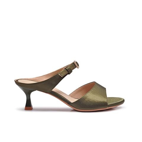  Sandals Cao Gót Biti's Nữ Màu Rêu Đậm BFW008188RED 