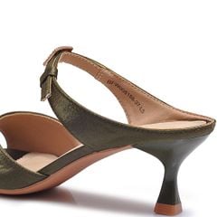  Sandals Cao Gót Biti's Nữ Màu Rêu Đậm BFW008188RED 