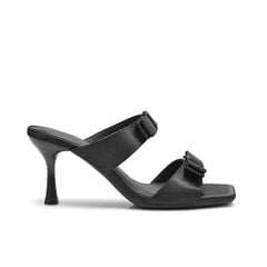  Sandal Cao Gót Biti's Nữ Gắn Nơ Màu Đen BFW008288DEN 