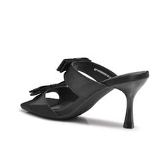  Sandal Cao Gót Biti's Nữ Gắn Nơ Màu Đen BFW008288DEN 