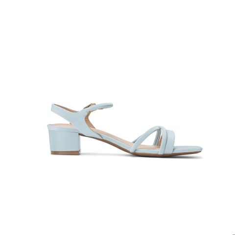 Giày sandal thời trang nữ Bitis Ani màu xanh dương quai dây mảnh phối khóa cài gót vuông thô chính hãng BFW009688XDG