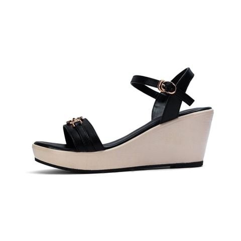  Sandal Đế Xuồng Biti's Nữ Màu Đen BPW005688DEN 