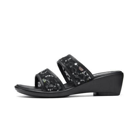  Sandal Cao Gót Biti's Nữ Màu Đen BPW005888DEN 