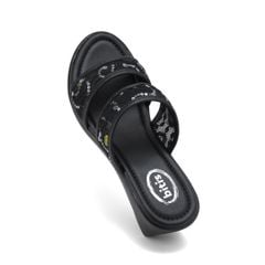  Sandal Cao Gót Biti's Nữ Màu Đen BPW005888DEN 