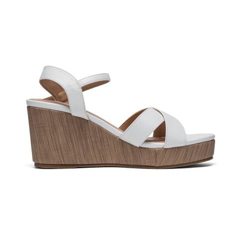  Sandal Đế Xuồng Biti's Nữ Màu Trắng BPW006288TRG 