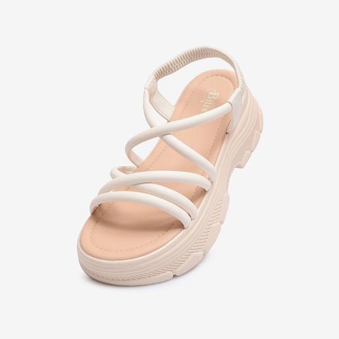 Giày sandal nữ Biti's Sandy màu kem chính hãng BPW008000KEM