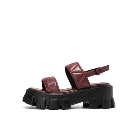  Sandal Biti's GLOWY Collection Nữ Màu Đỏ Đậm BPW008188DOD 