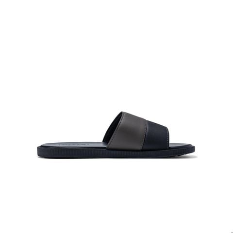 Dép quai ngang nam Bitis Regal màu xám chất liệu quai si cao cấp công nghệ đế đúc PU siêu nhẹ chính hãng BRM003777XAM