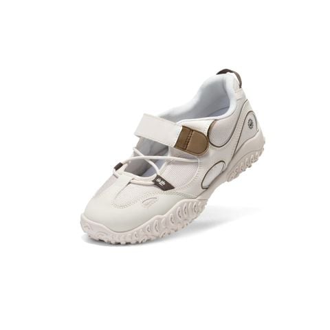 Giày thể thao teen nữ Biti's Helio màu kem kiểu dáng Mary Jane sneaker chính hãng BSG011200KEM