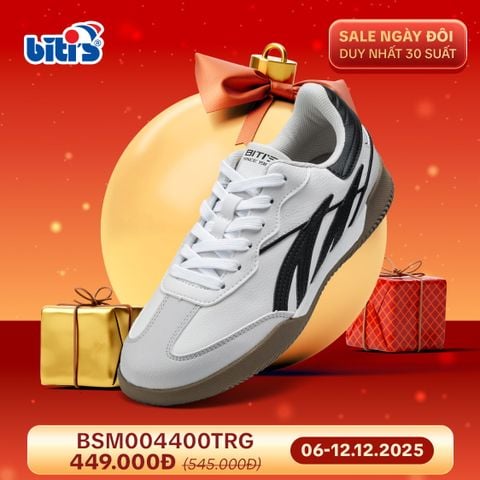  Giày Thể Thao Biti's Nam Soulmate Màu Trắng BSM004400TRG 
