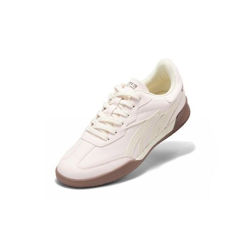 iày sneaker nữ Bitis Soulmate màu hồng quai da Si PU cao cấp đế cao su nâu gum chính hãng BSW004400HOG