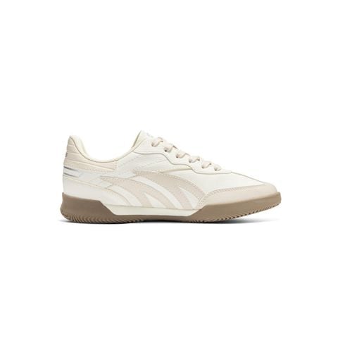 Giày sneaker nữ Bitis Soulmate màu kem quai da Si PU cao cấp đế cao su nâu gum chính hãng BSW004400KEM