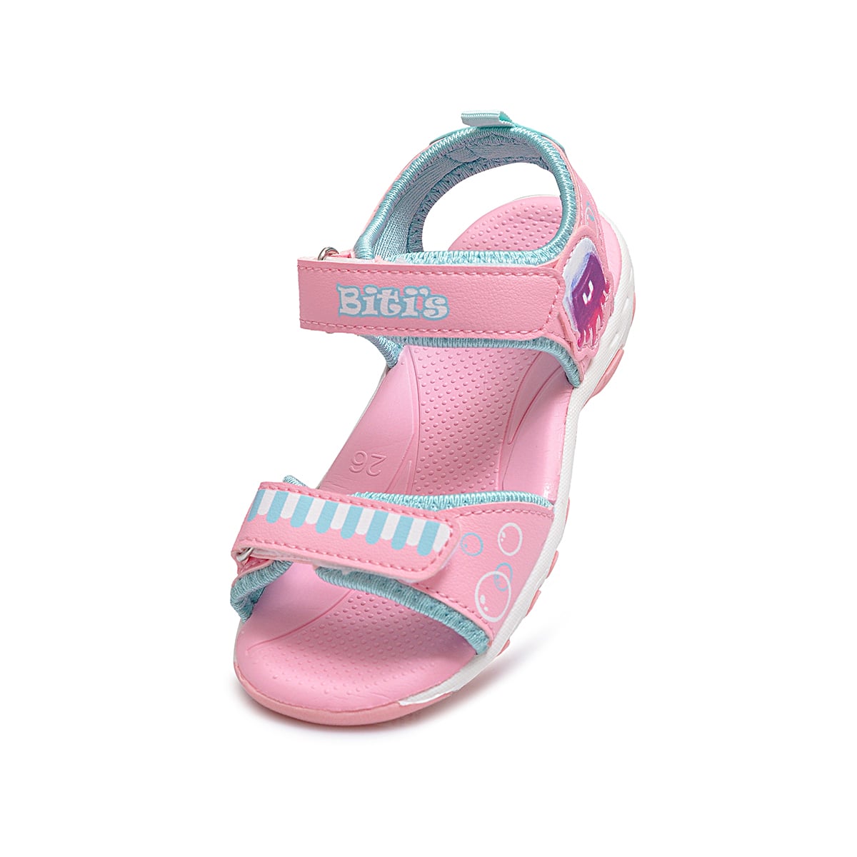 Sandal biti's bé gái màu hồng btg001800hog