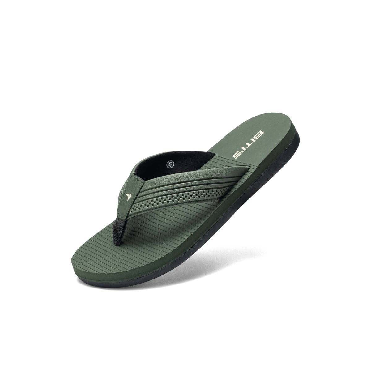 Dép xốp biti's wave collection nam màu rêu đậm bxm009400red Bitis - Bitis Hunter