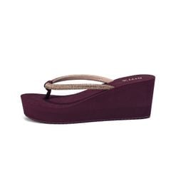  Dép Xốp Biti's Nữ Màu Đỏ Đậm BXW016700DOD 