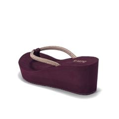  Dép Xốp Biti's Nữ Màu Đỏ Đậm BXW016700DOD 