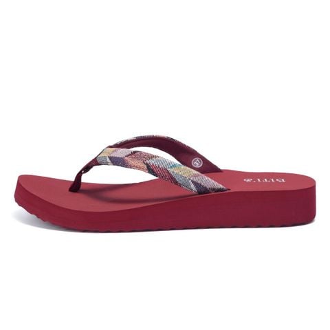  Dép Xốp Biti's Nữ Màu Đỏ BXW022000DOO 