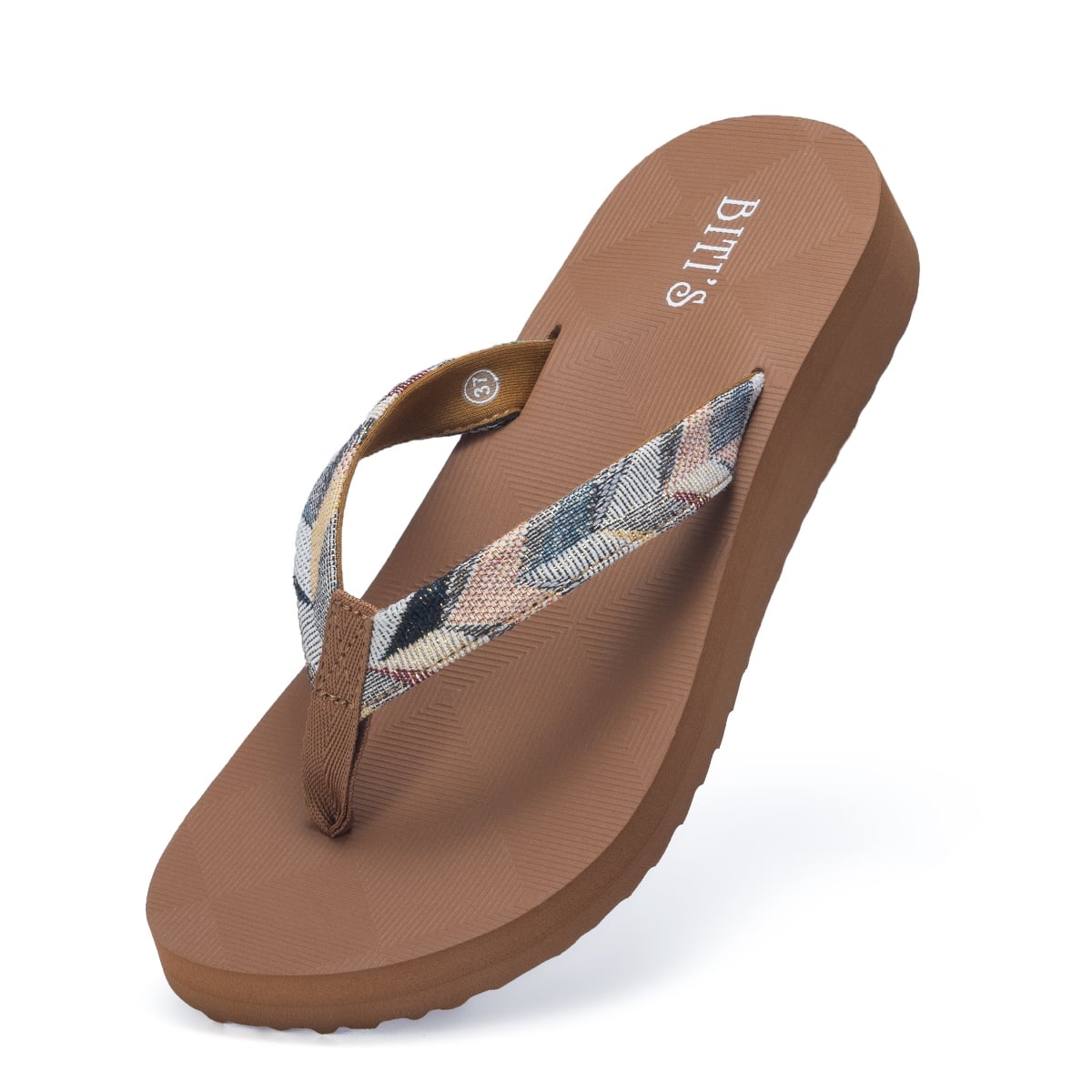 Dép xốp biti's nữ màu nâu bxw022000nau Bitis - Bitis Hunter