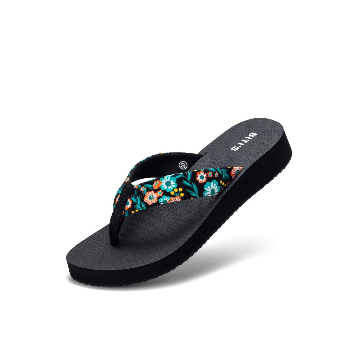 Dép xốp biti's nữ màu đen bxw028100den