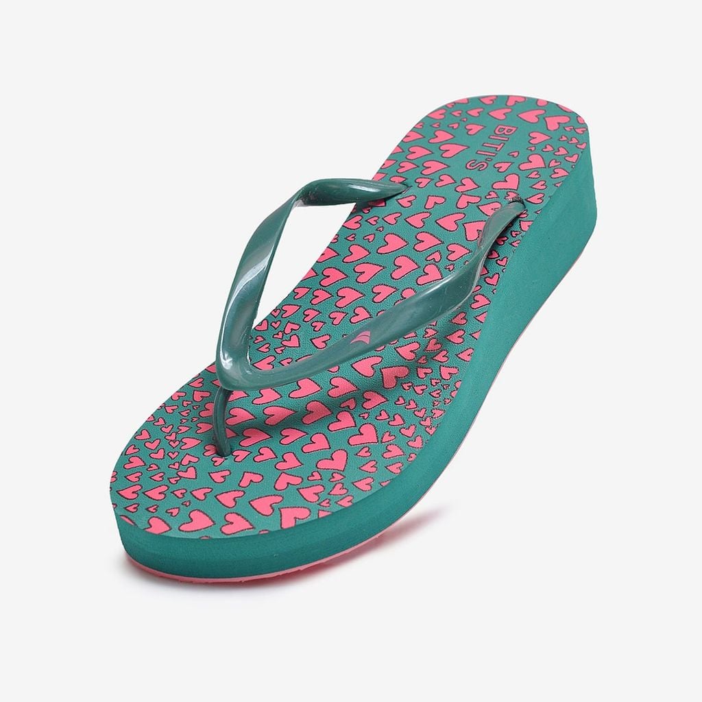  Dép Xốp Nữ Biti's Flora Màu Xanh Lá Cây BXW029500XLC 