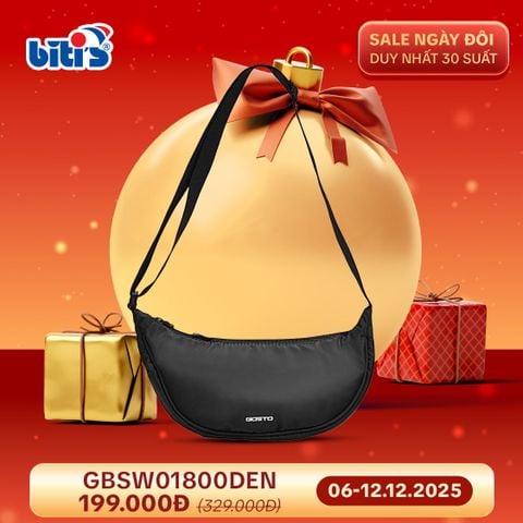  Túi Xách Gosto Nữ Màu Đen GBSW01800DEN 