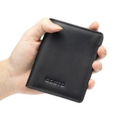  Ví Da Nam Dáng Đứng Gosto Màu Đen Cao Cấp GBWM00500DEN 