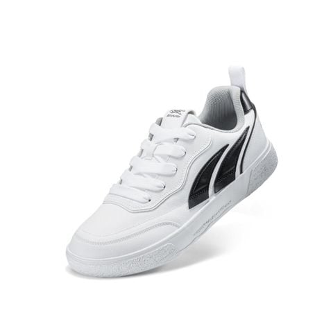 Giày thể thao nam Bitis Hunter Street màu trắng quai da si PU đế cao su đúc chống trượt HSM008602TRG chính hãng