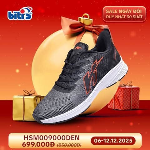  Giày Thể Thao Biti's Hunter Core Nam Màu Đen HSM009000DEN 
