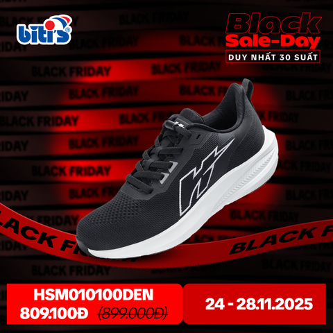  Giày Thể Thao Biti's Hunter Core Nam Màu Đen HSM010100DEN 