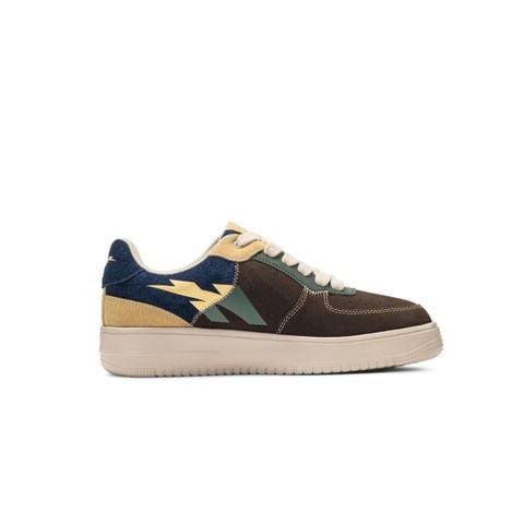 Giày thể thao nam Bitis Hunter Còn Gì Dùng Đó màu xanh dương da lộn phối si nubuck đế IP siêu nhẹ HSM012600XDD